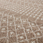 Moroccan Beige Shaggy Rug