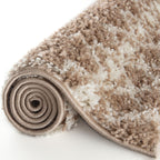Moroccan Beige Shaggy Rug