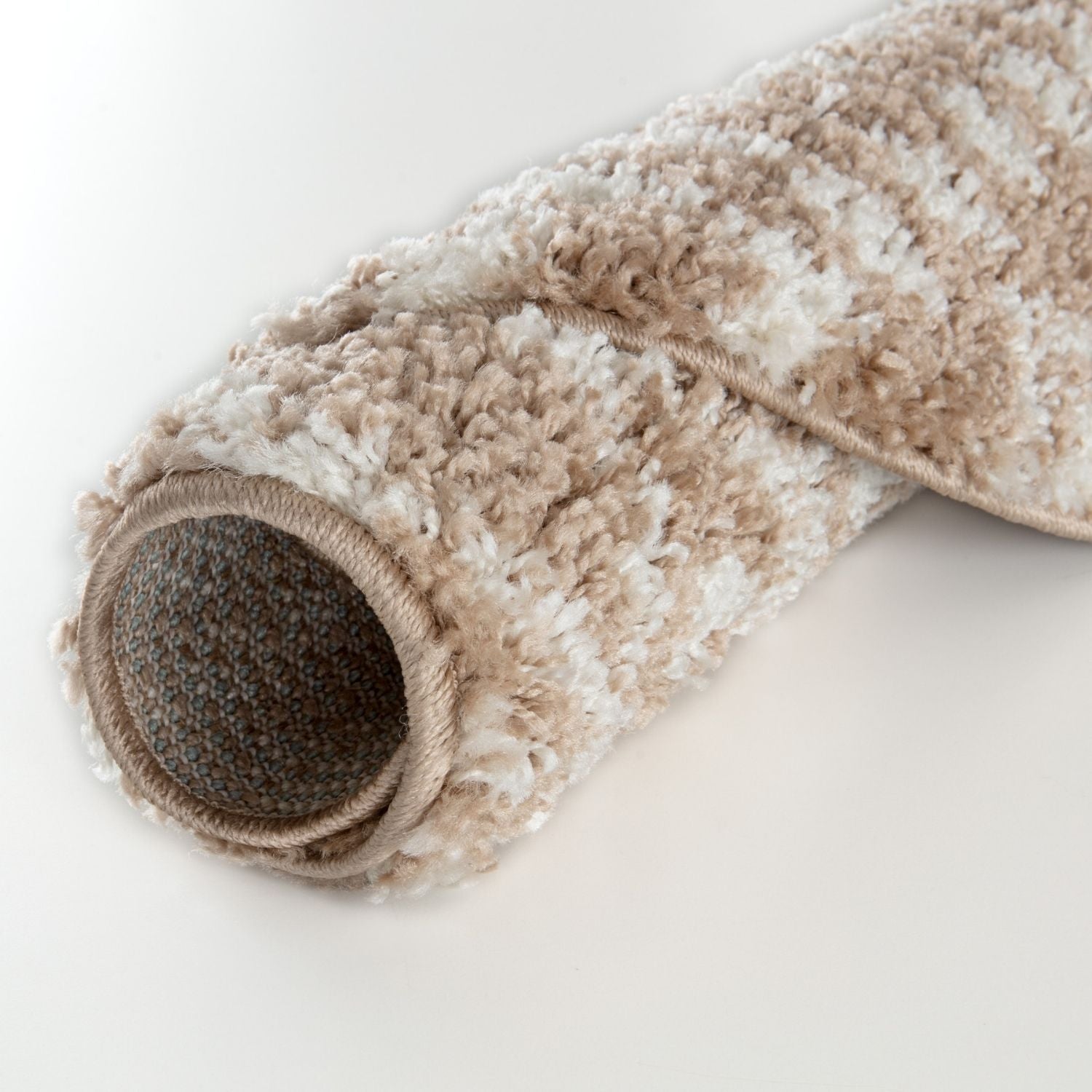 Moroccan Beige Shaggy Rug