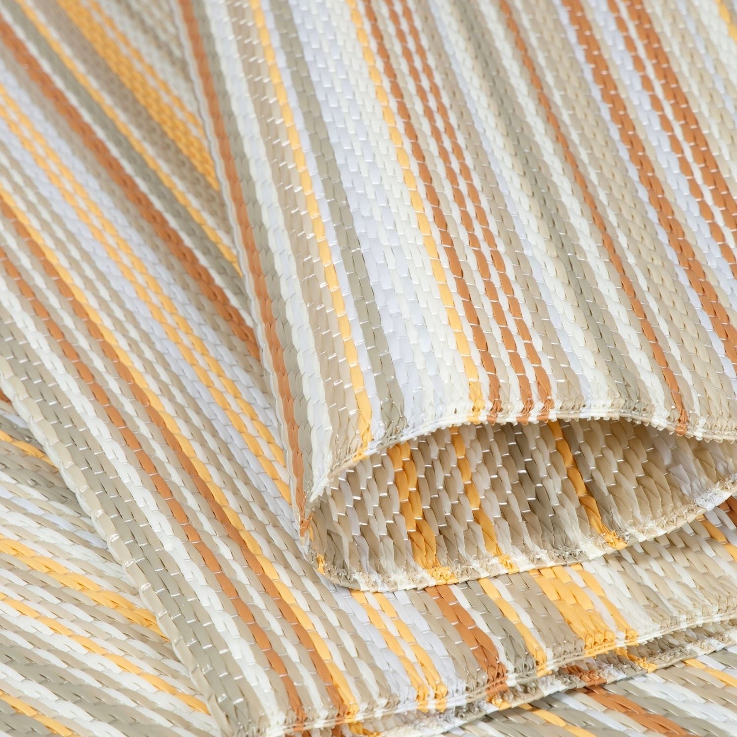 Rainbow Outdoor Rug Beige