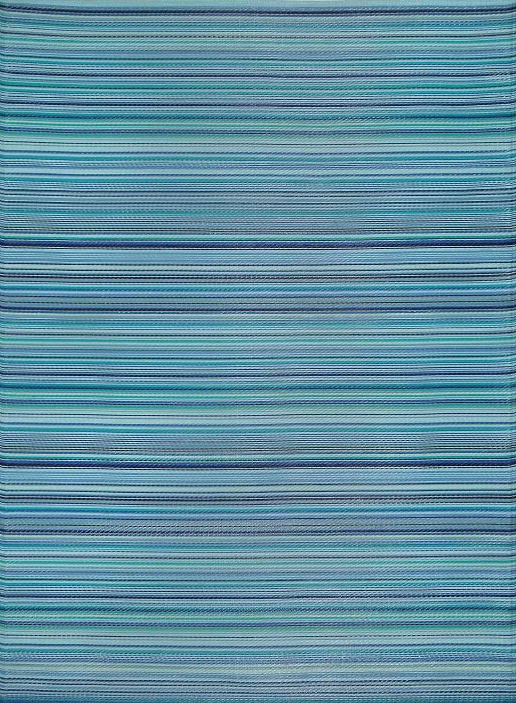Rainbow Outdoor Rug Blue 180X270 cm