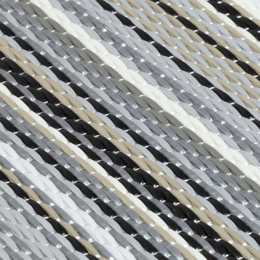 Rainbow Outdoor Rug Grey
