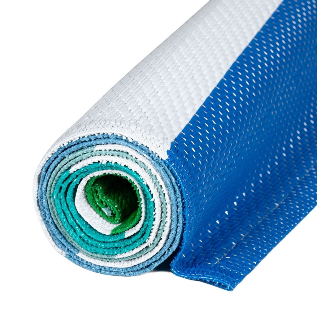 Rainbow Outdoor Rug Blue