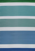 Rainbow Outdoor Rug Blue 180X270 cm