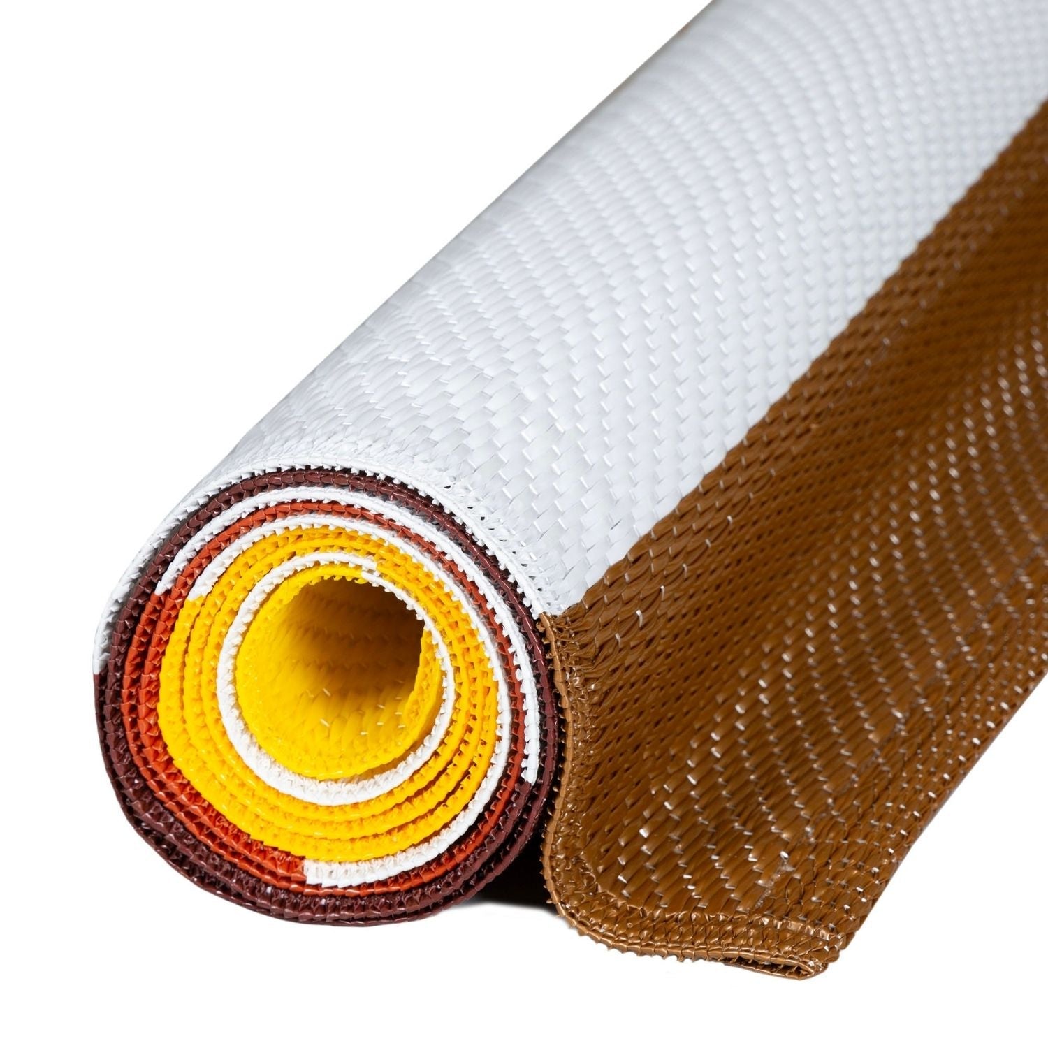 Rainbow Outdoor Rug Yellow