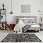 Moroccan Dark Grey Shaggy Rug