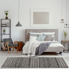 Moroccan Dark Grey Shaggy Rug