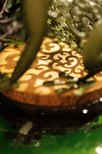 Solar Powered Light Up Frog Copper Bronze Effect Silhouette
