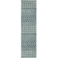 Moroccan Duck Egg Blue Shaggy Rug 80X300 cm