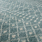 Moroccan Duck Egg Blue Shaggy Rug
