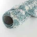 Moroccan Duck Egg Blue Shaggy Rug