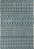 Moroccan Duck Egg Blue Shaggy Rug 240X340 cm