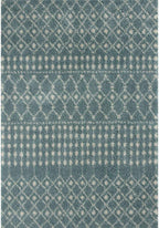 Moroccan Duck Egg Blue Shaggy Rug 240X340 cm
