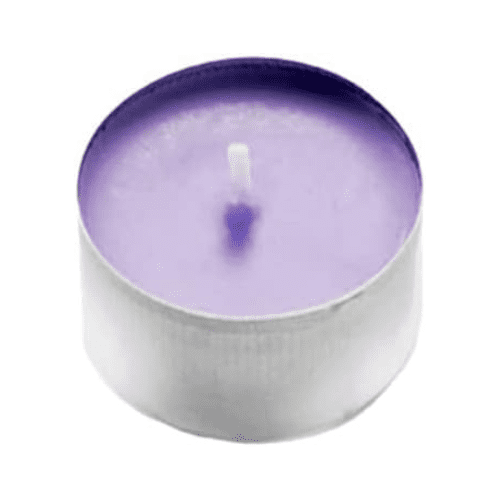 10 Pack Lavender Scented Tealight Candles 8 Hour Burn Time