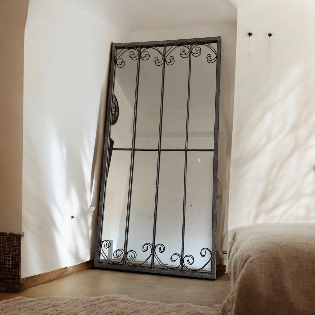 120cm Metal Window Wall Mirror