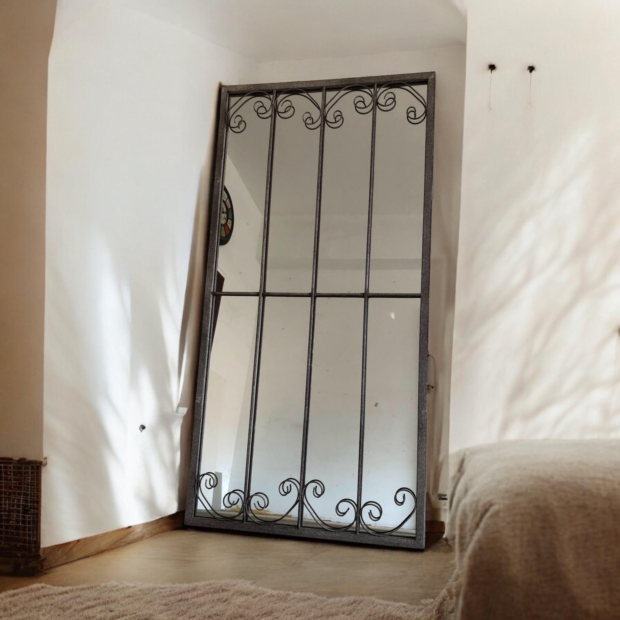 120cm Metal Window Wall Mirror