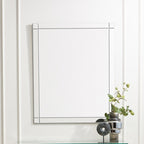 Etched Border Wall Mirror