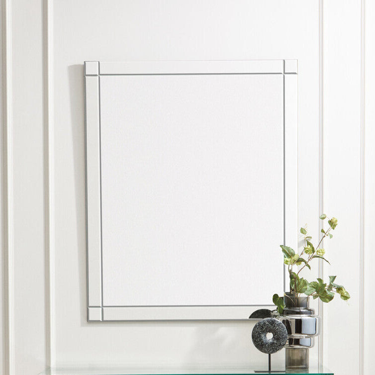 Etched Border Wall Mirror