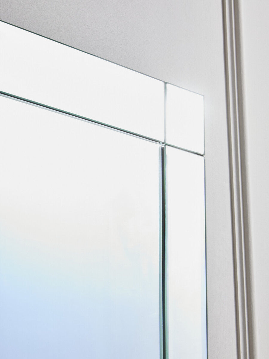 Etched Border Wall Mirror