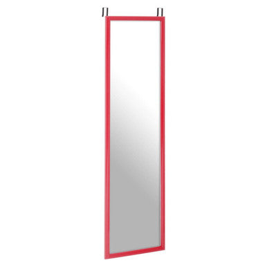 Pink Plastic Frame Over Door Mirror