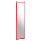 Pink Plastic Frame Over Door Mirror