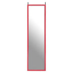 Pink Plastic Frame Over Door Mirror