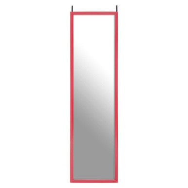 Pink Plastic Frame Over Door Mirror