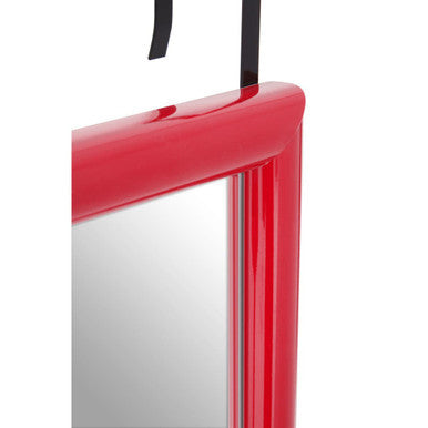 Pink Plastic Frame Over Door Mirror