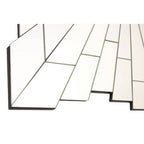 Angled Tile Rectangular Wall Mirror