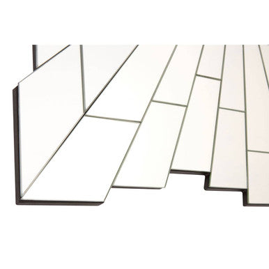 Angled Tile Rectangular Wall Mirror