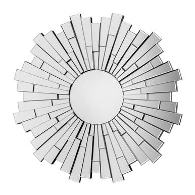 Sunburst Round Wall Mirror