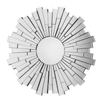 Sunburst Round Wall Mirror
