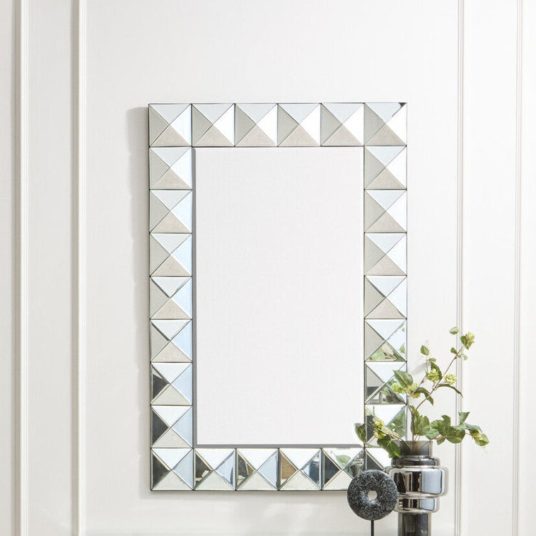 3D Effect Rectangular Wall Mirror