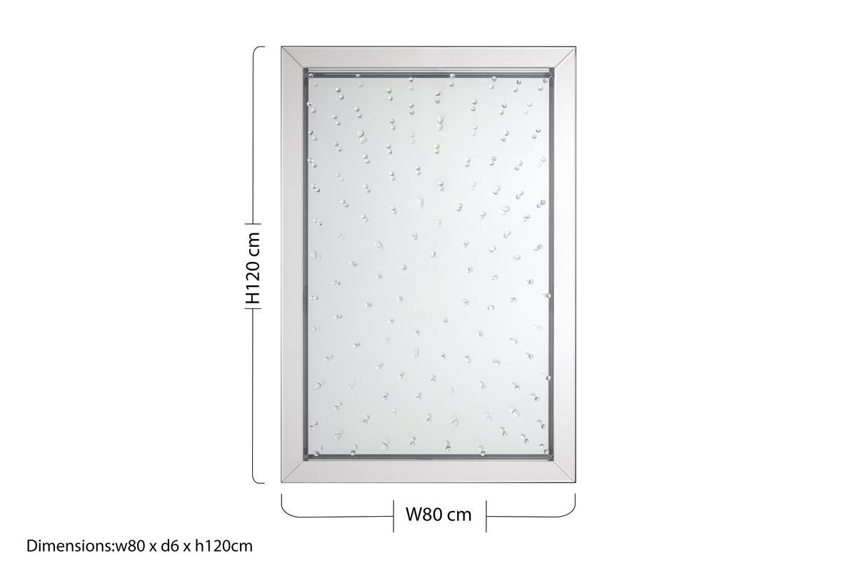 Splash Effect Wall Mirror