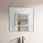 Bevelled Silver Square Wall Mirror