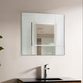 Bevelled Silver Square Wall Mirror