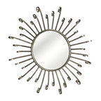 Spoke Style Wall Mirror