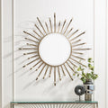 Spoke Style Wall Mirror