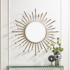 Spoke Style Wall Mirror