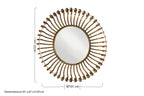 Spoke Frame Wall Mirror