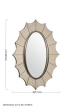 Gold Finish Frame Wall Mirror
