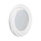 Swirl White Wall Mirror