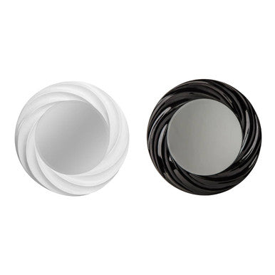 Swirl White Wall Mirror