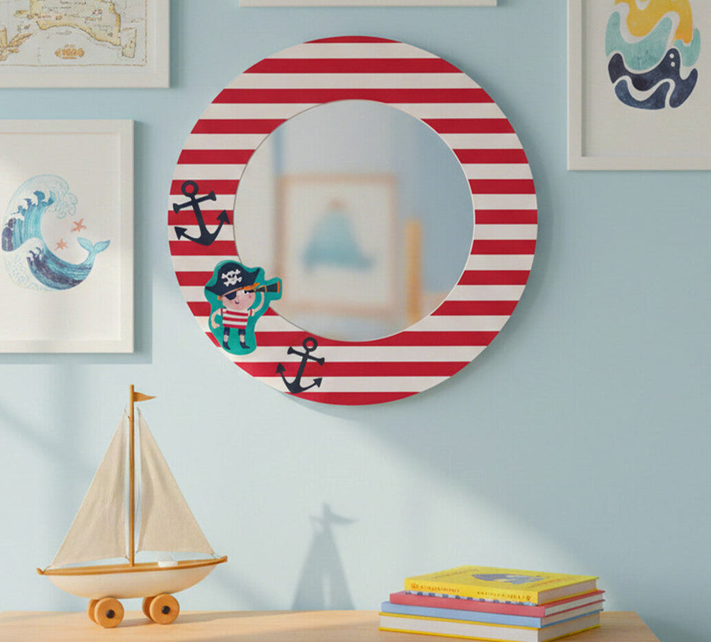 Kids Pirate Wall Mirror