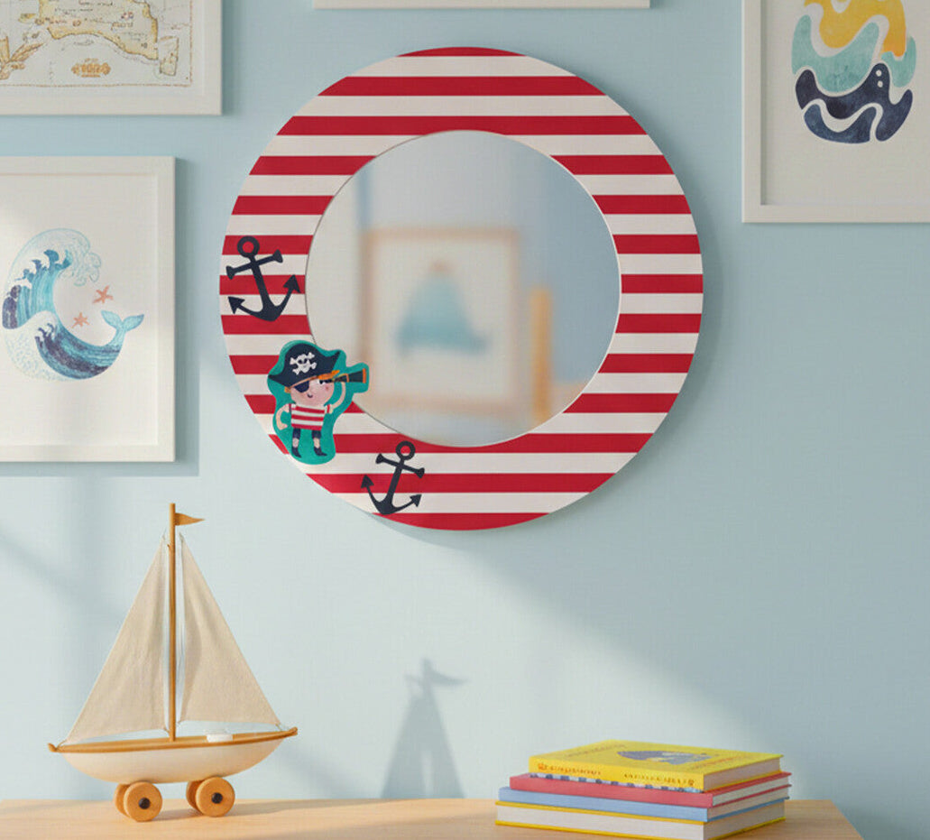 Kids Pirate Wall Mirror