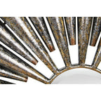 Vintage Round Silver Wall Mirror