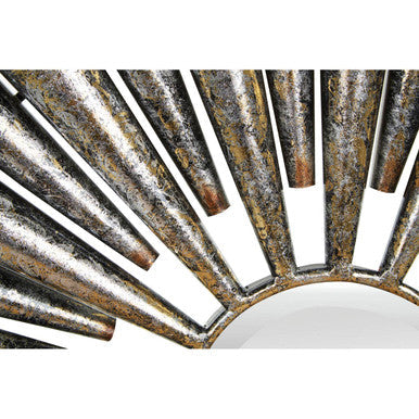 Vintage Round Silver Wall Mirror