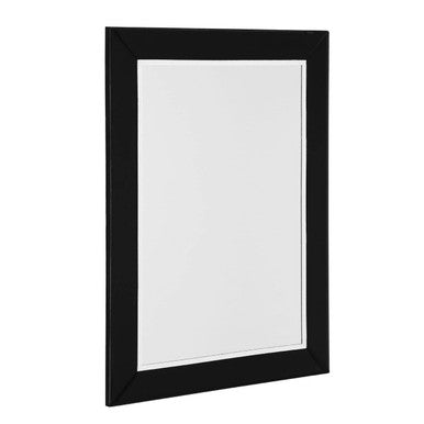 Black Bevelled Edge Wall Mirror