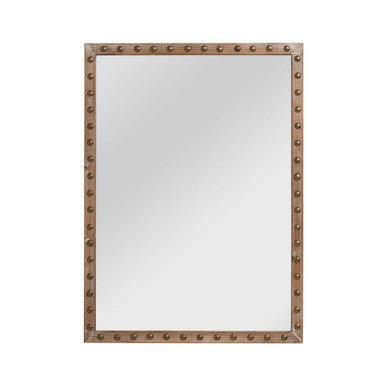 Wall Mirror with Stud Detail