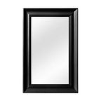 Matte Black Finish Wall Mirror